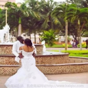 外贸婚纱礼服女2020新款Bridal鱼尾结婚私人定做新娘婚纱大码显瘦