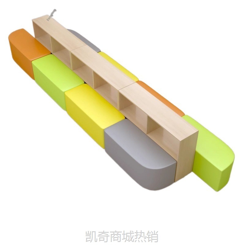 双面沙发异形图书馆阅览室培训机构售楼处贵宾接待休息区办公沙