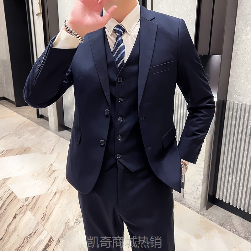 跨境厂家306145 新款男士小西装婚礼晚宴礼服时尚修身西一件代发